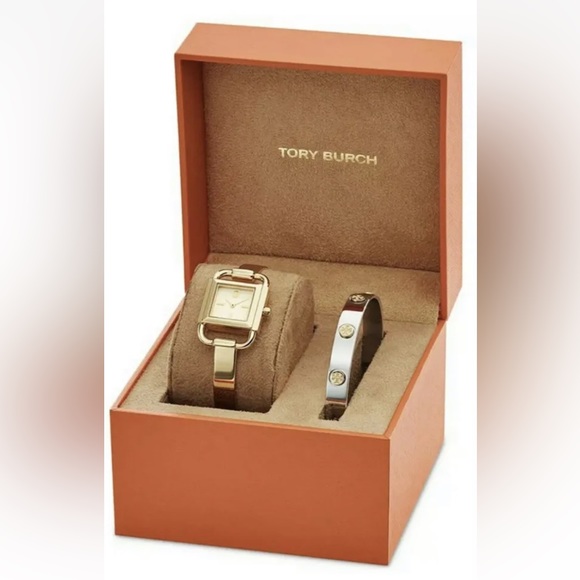 NIB TORY BURCH INTERCHANGEABLE RAVELLO 2 BAND LADIES WATCH...